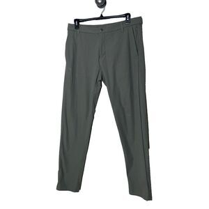 LULULEMON Size 36 Gray ABC Commission Pants Chino Two-Way Stretch 36 x 35